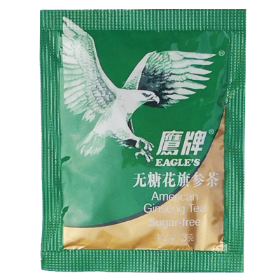 鹰牌花旗参茶单包3g/袋颗粒西洋参茶增加免疫力饮用方便 保正品