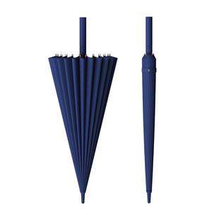 24骨长柄雨伞高颜值女生结实加大加厚加固抗风暴雨大号男士直杆伞