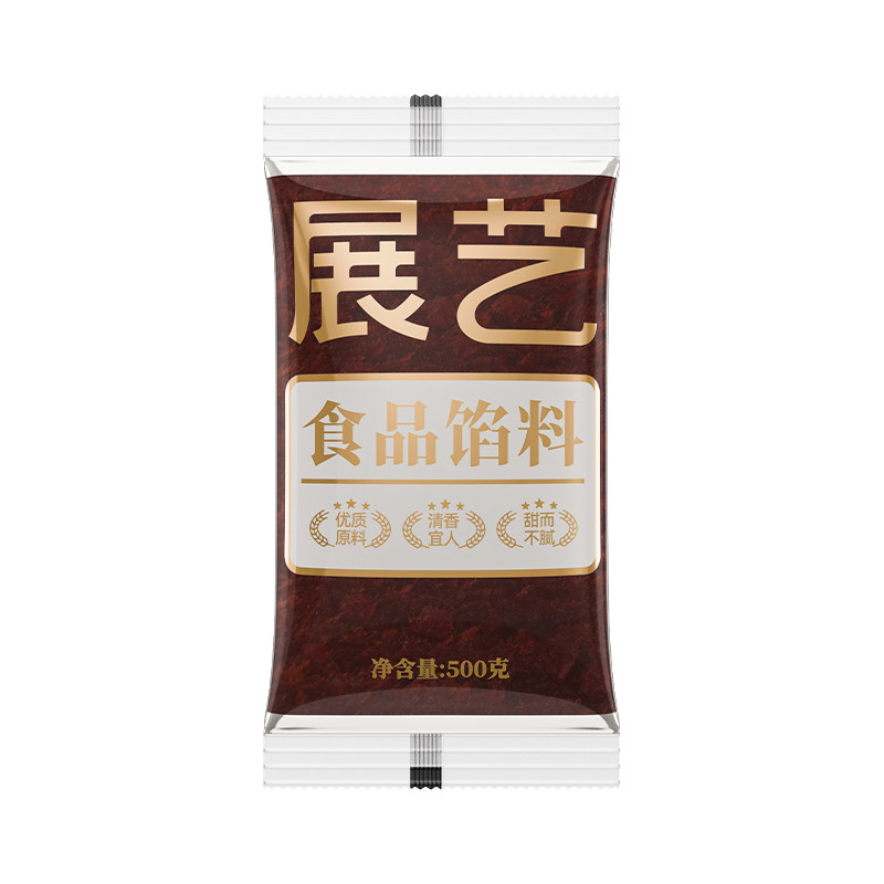 粒粒红枣月饼馅料枣泥馅山楂豆沙莲蓉冰皮蛋黄酥包子专用烘焙家用