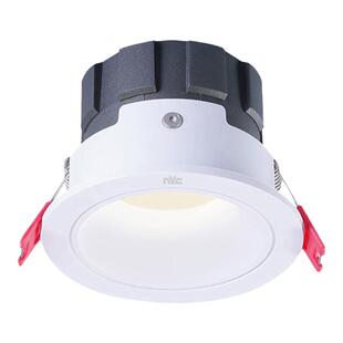 雷士照明防眩射灯小山丘筒灯嵌入式吊顶家用三色led天花灯春华