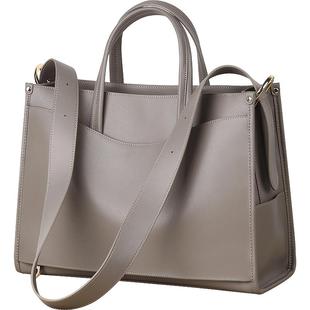 托特包女大容量2025新款软皮真皮手提包通勤大气单肩斜挎电脑包大