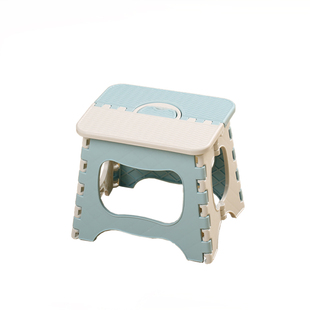 加厚小折叠凳子便携塑料收纳凳家用马扎小板凳儿童矮凳子可折叠