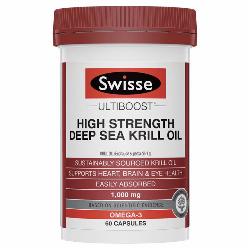 澳洲swisse深海磷虾油胶囊虾青素