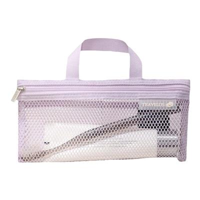 full便携手提网眼洗漱包化妆包