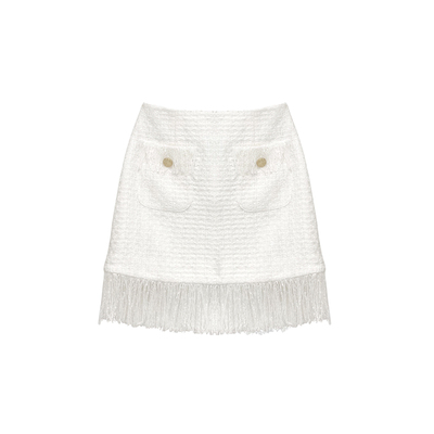 流苏下摆马甲半裙ROMANCHIC