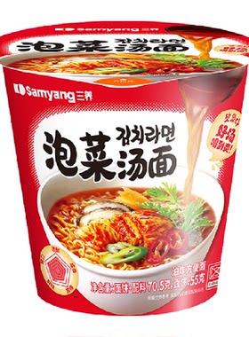 三养泡菜汤面Q弹挂汁70.5g