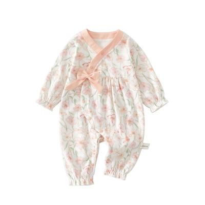 小聪熊婴儿衣服春秋季纯棉连体衣