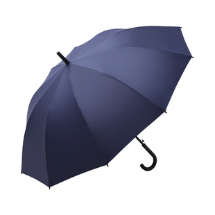 天堂伞长柄雨伞男士直杆半自动黑胶防晒伞10骨加大加固晴雨伞两用