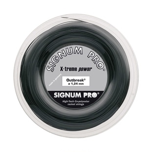 新格浪Signum Pro Outbreak 网球线 弹性硬线 舒适聚酯线控制耐打