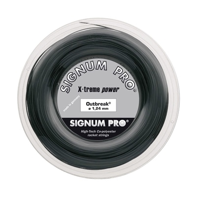 新格浪Signum Pro Outbreak 网球线 弹性硬线 舒适聚酯线控制耐打