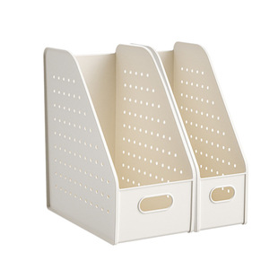 书立架洞洞板桌面学生书本置物架大容量办公室工位整理文件收纳盒