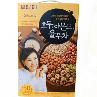 韩国进口丹特八宝茶坚果薏米营养粉五谷茶核桃扁桃仁即食早餐冲饮