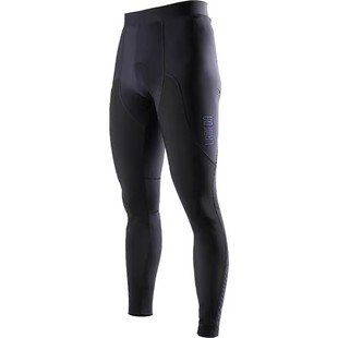 兰帕达0-15度防风抓绒保暖骑行裤男长裤背带秋冬公路自行车锐劲