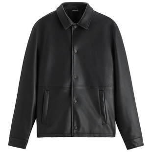 柜429！ 秋冬新品男装仿皮夹克外套休闲PU翻领皮衣男 8281345 800