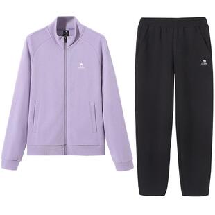 骆驼运动套装女款2025秋季新款立领卫衣套装舒适百搭款休闲两件套