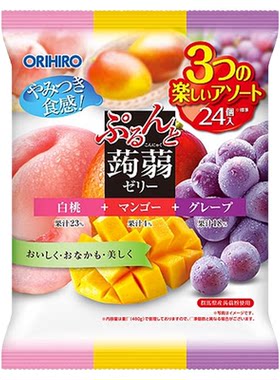日本ORIHIIRO蒟蒻果汁果冻低kcal