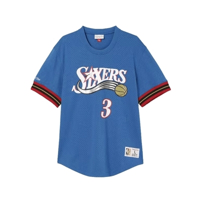 Mitchell&NessNBA官方男子费城76人艾伦艾佛森Lifestyle网眼T恤