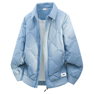 it izzue潮牌轻薄羽绒服男女款秋冬季90%白鸭绒宽松大码保暖外套Y