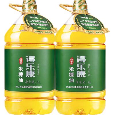 得乐康谷黄金米糠油食用油