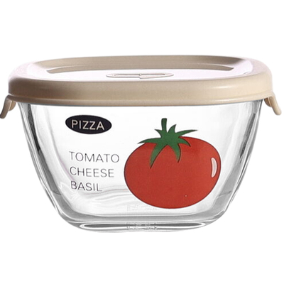 可爱小号带盖子玻璃碗酱料碗碟