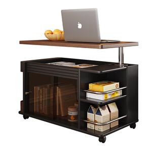 帕沙曼可移动折叠茶几沙发边几小推车升降多功能卧室储物现代简约