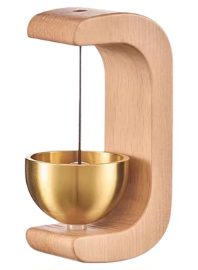 家用多巴胺木质吸门式提醒门铃