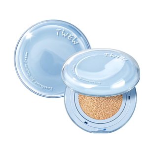 TWEW气垫粉霜持妆不脱妆16H遮瑕遮痘印水润保湿干皮混皮不卡粉底