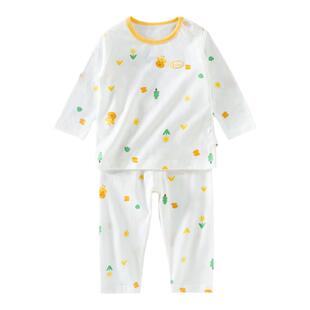 童泰儿童秋衣秋裤套装全棉 a类宝宝纯棉内衣两件套家居服睡衣1岁4