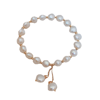 小众设计精美14k包金流苏手串女