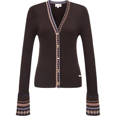 EP雅莹牦牛绒羊毛提花针织开衫