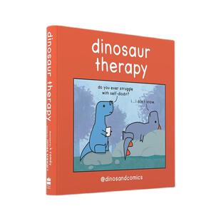 【自营】英文原版 Dinosaur Therapy 恐龙心理治疗 精装 全彩漫画绘本图画书 解决心理健康问题 james Stewart