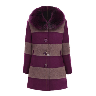 中老年女装毛呢外套毛呢外套