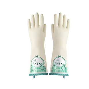 洗碗手套冬季加绒丁腈加厚家务清洁耐用厨房防水洗衣服干活搞卫生