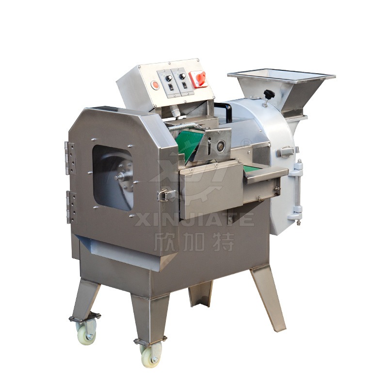 多功能土豆切片机自动蔬菜切丝切丁机不锈钢电动双头切菜机器商用