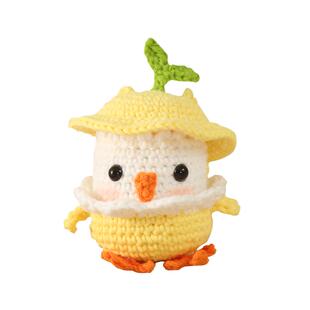 珊瑚绒毛线宝宝卡通外套钩针diy材料包手工diy棒针粗围巾毛巾线团