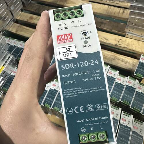 溢价-MEAN WELL/明纬电源 SDR-120-24，24V