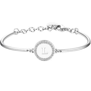 brosway欧美轻奢潮流女士字母手链镶钻个性气质DIY生日礼物送女友