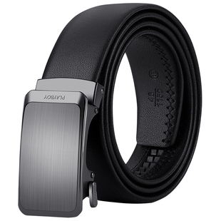 花花公子皮带男款2025新款真皮商务裤腰带送男友爸爸生日礼物高档