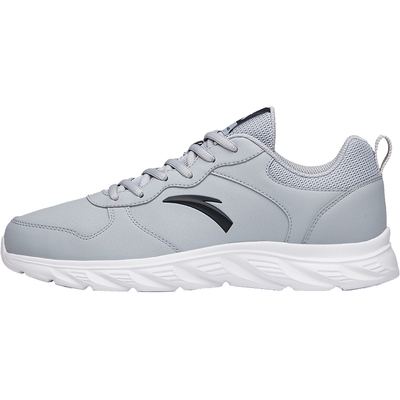 安踏官方推荐跑鞋皮面跑步鞋男子