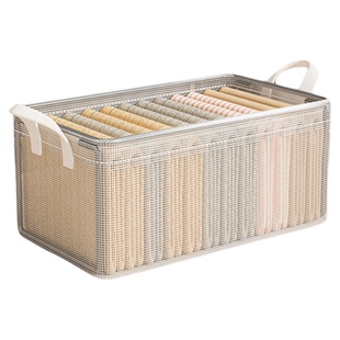 多装衣服收纳箱家用放衣物裤子整理盒收纳衣柜分层整理收纳置物架