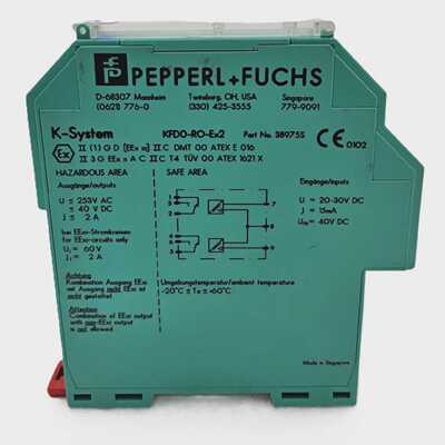 PEPPERLFUCHS KFDO-RO-EX2 K-SYSTEM P/N38975S [FAST SHIPPING]