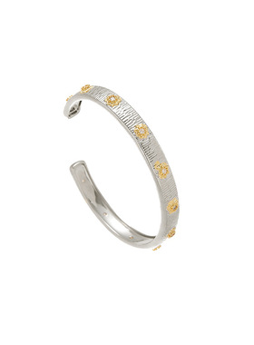 砖石新中式国风可调节花朵手镯