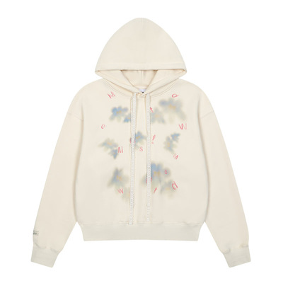 晕染小花乱序字母罩衫同系列