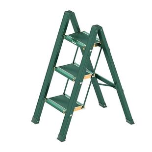 巴芬家用梯子室内多功能折叠人字梯铝合金三步居家置物伸缩小楼梯