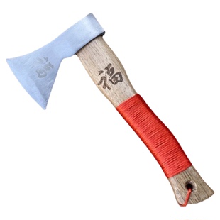 搬家斧头镇宅斧结婚纳福乔迁聚财红斧子压床斧开业家用砍树挂件斧