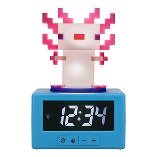 我的世界周边 蝾螈绿色苦力爬虫可发光电子闹钟儿童生日礼物