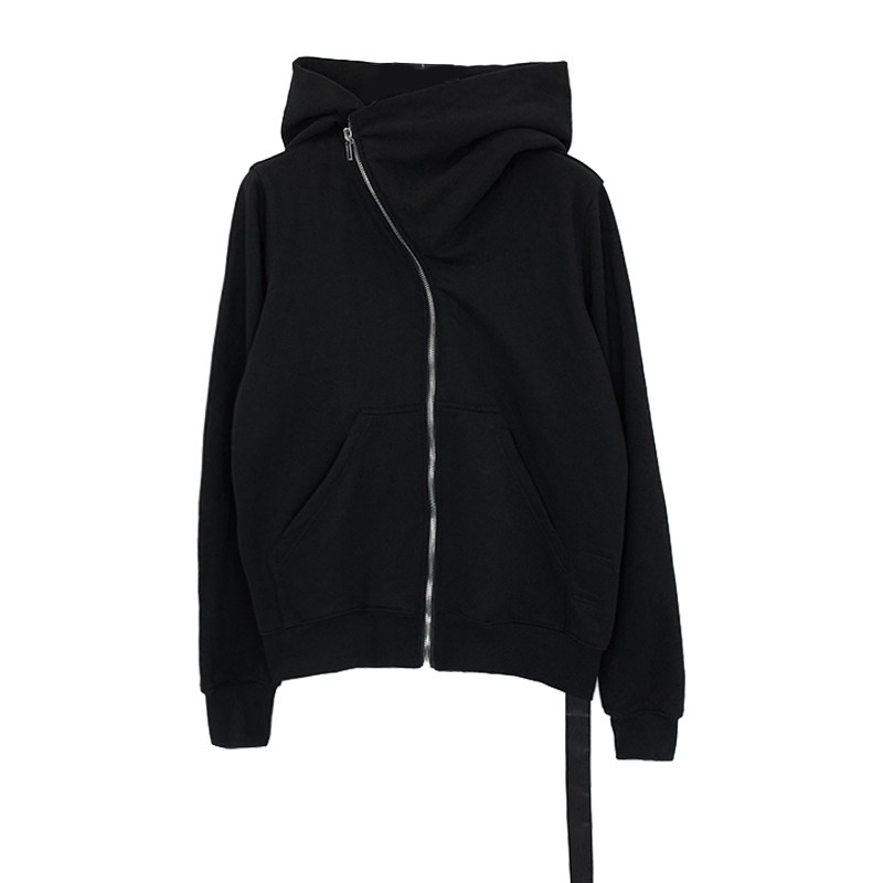 RO情侣斜拉链外套帽衫卫衣经典款