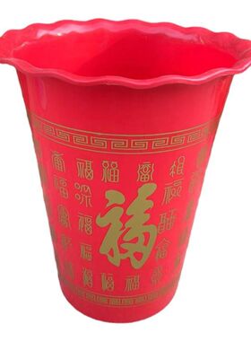 特大加厚树脂材质塑料花盆中国风