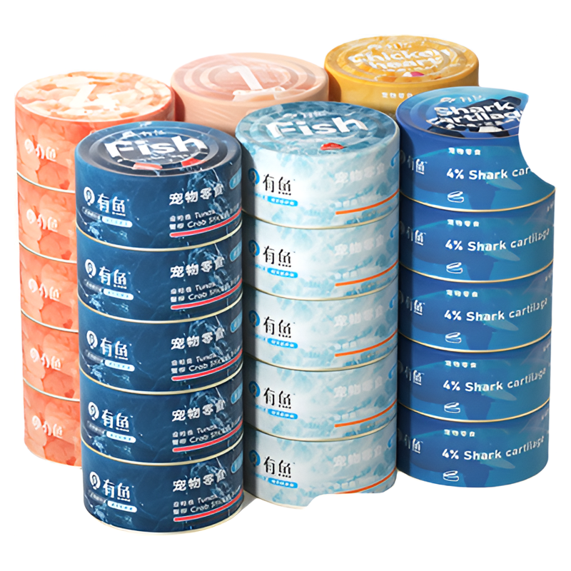 【李佳琦直播間百貨節(jié)】有魚升級款貓罐頭貓咪營養(yǎng)補(bǔ)水39罐