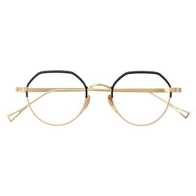 日本万年龟超轻纯钛小框日系眼镜